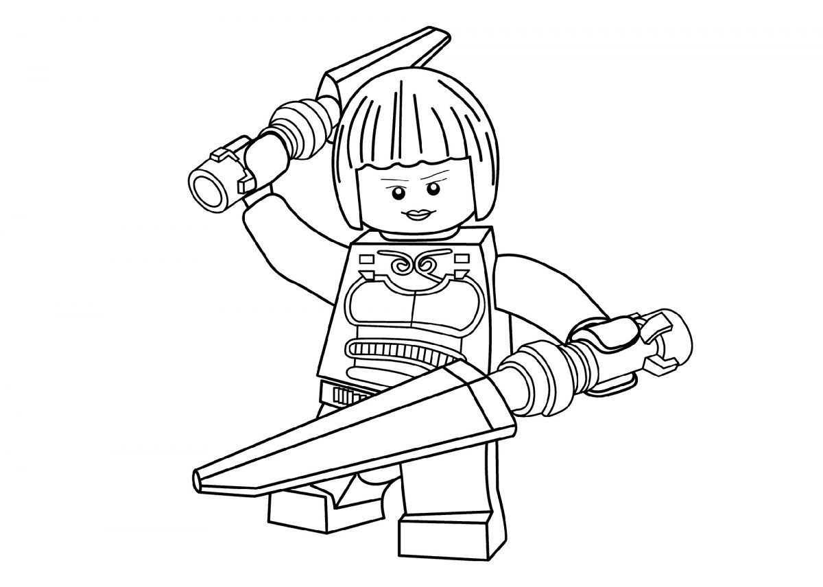 Free Ninjago Coloring Pages Princess Nya | K5 Worksheets