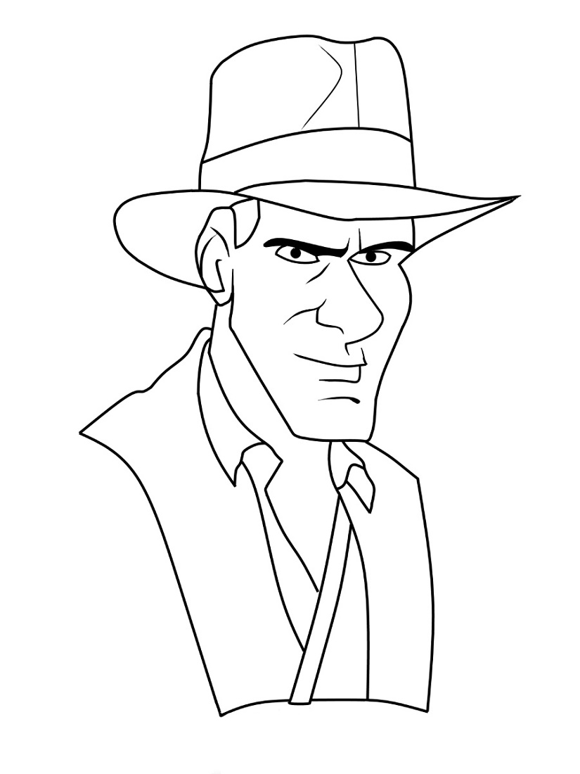 Indiana Jones Coloring Pages Printable