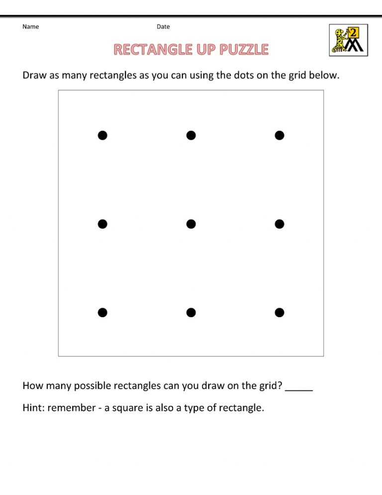 Fun Printable Activities For 7 Year Olds