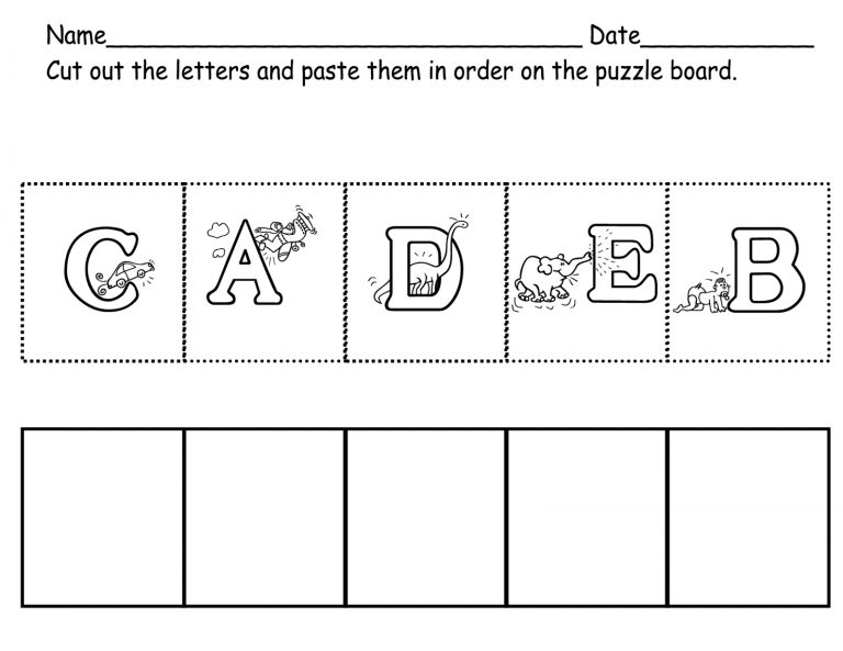 Worksheets For 4 Year Olds Free Printable | K5 Worksheets