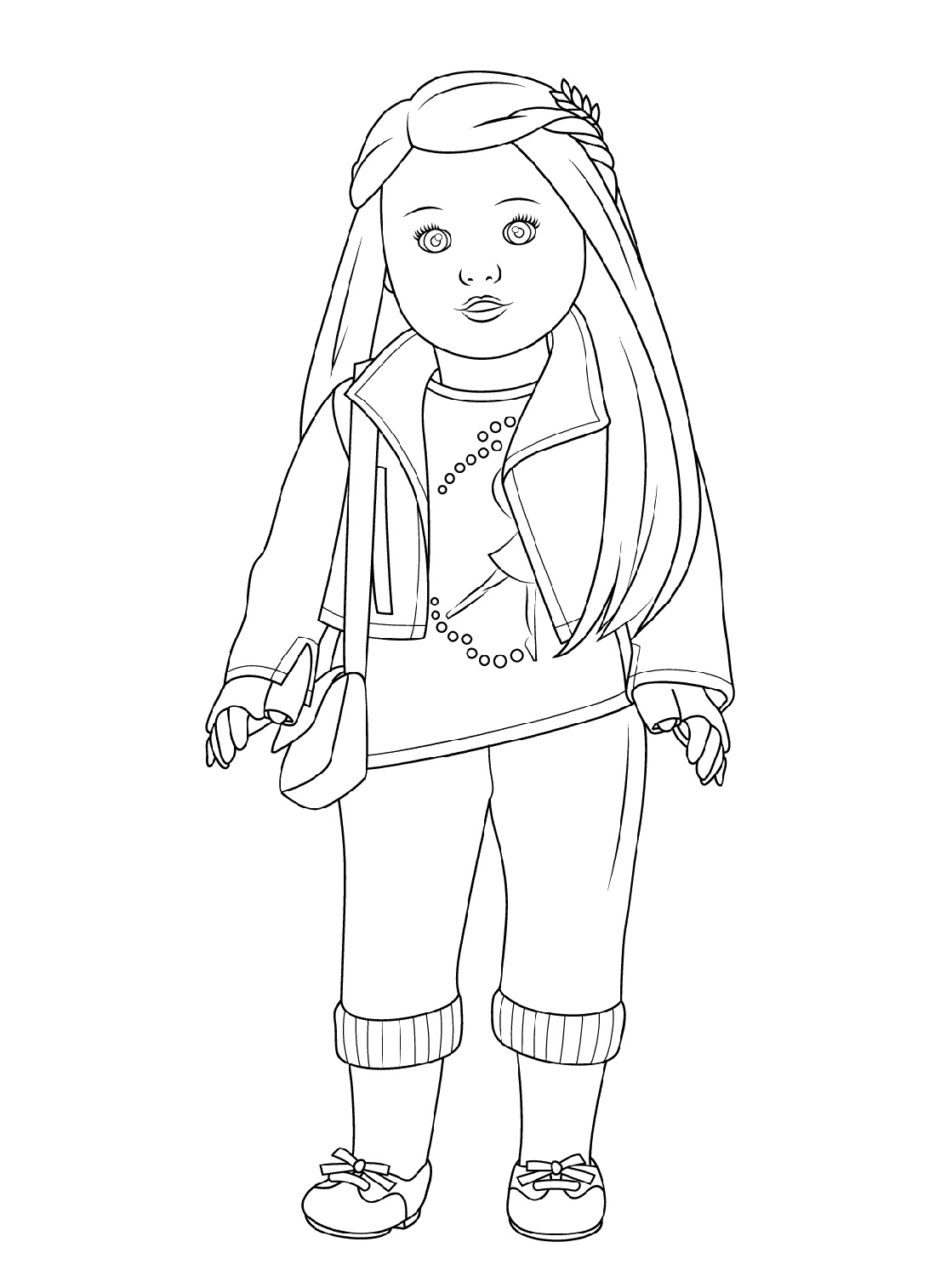 American Girl Doll Coloring Pages Isabelle
