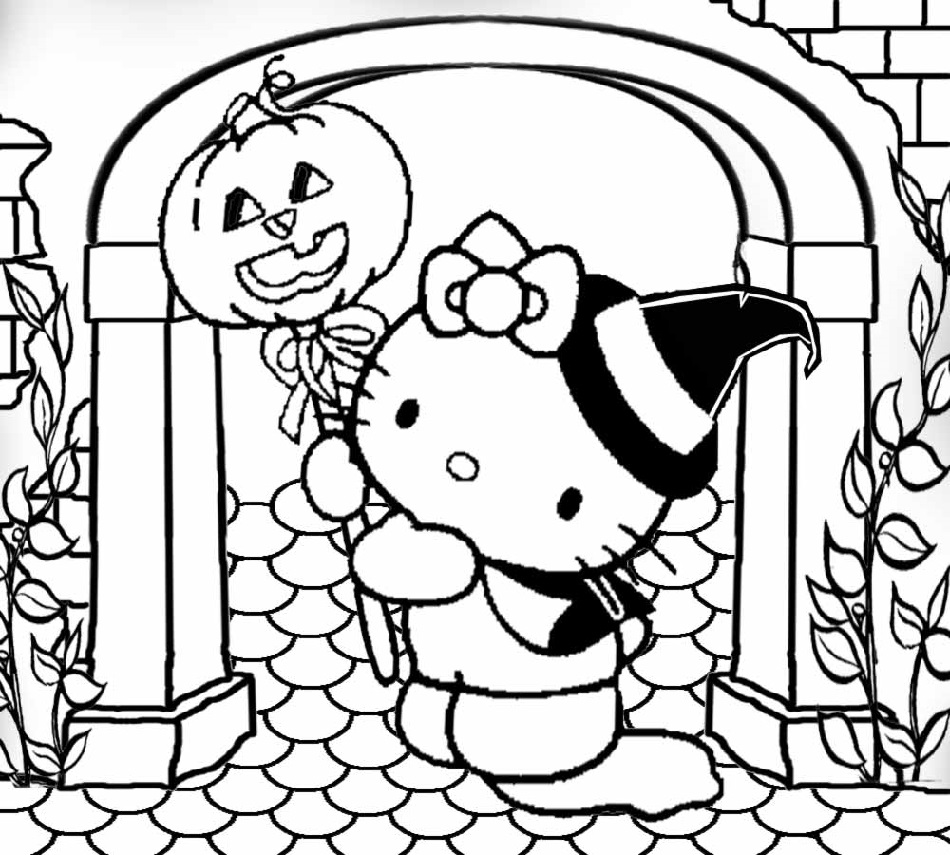 Coloring Sheets For Girls Hello Kitty