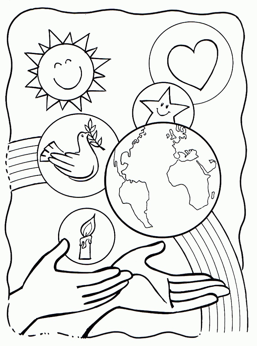 Creation Coloring Pages Free