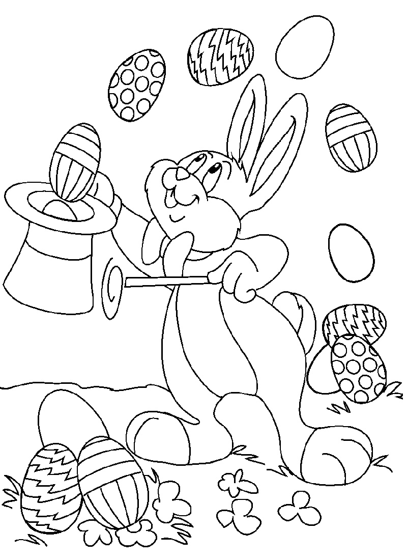 Free Easter Coloring Pages For Kids