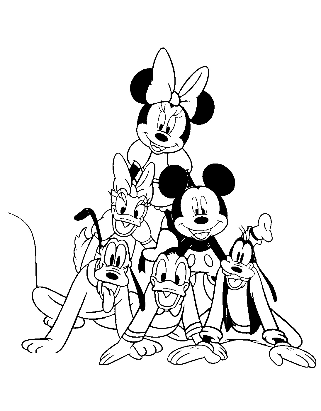 Mickey Mouse Coloring And Friends