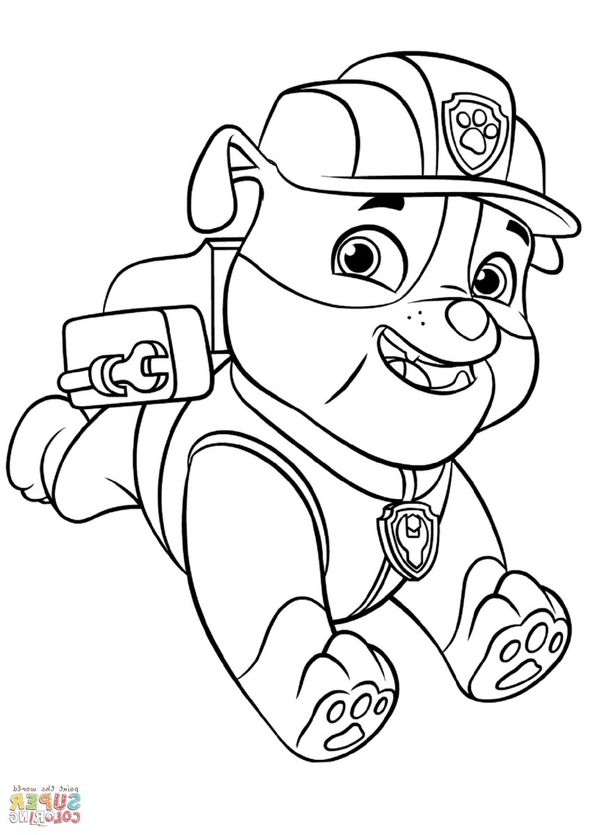 Dibujos De La Patrulla Canina Para Colorear, Paw Patrol 1FC