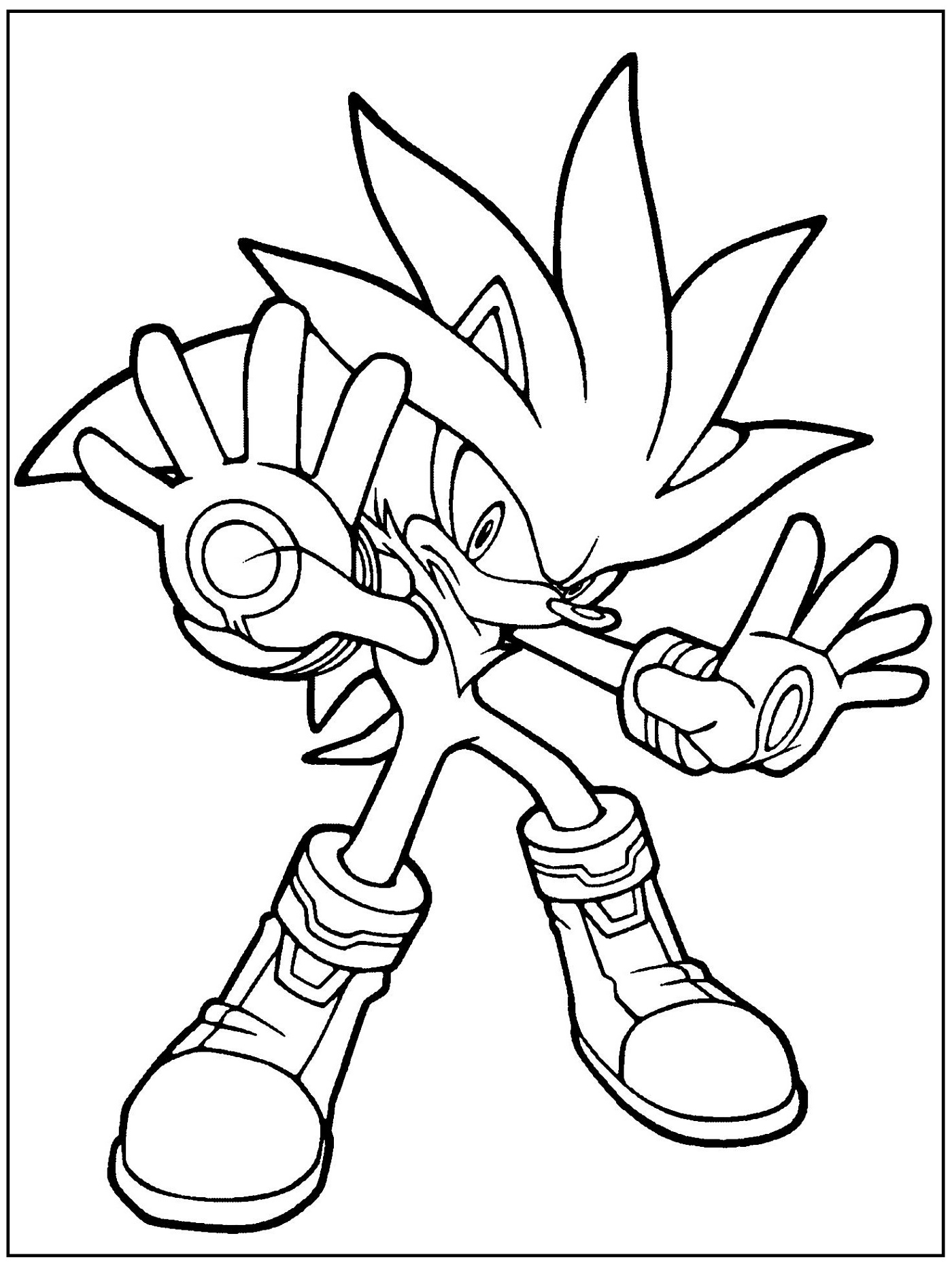 Sonic The Hedgehog Coloring Pages For Kids K5 Worksheets