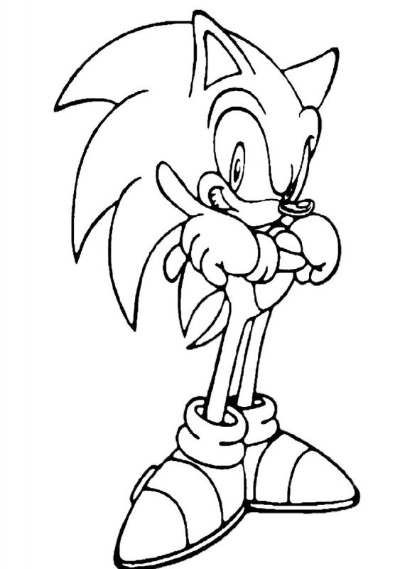 Sonic The Hedgehog Coloring Pages For Kids | K5 Worksheets