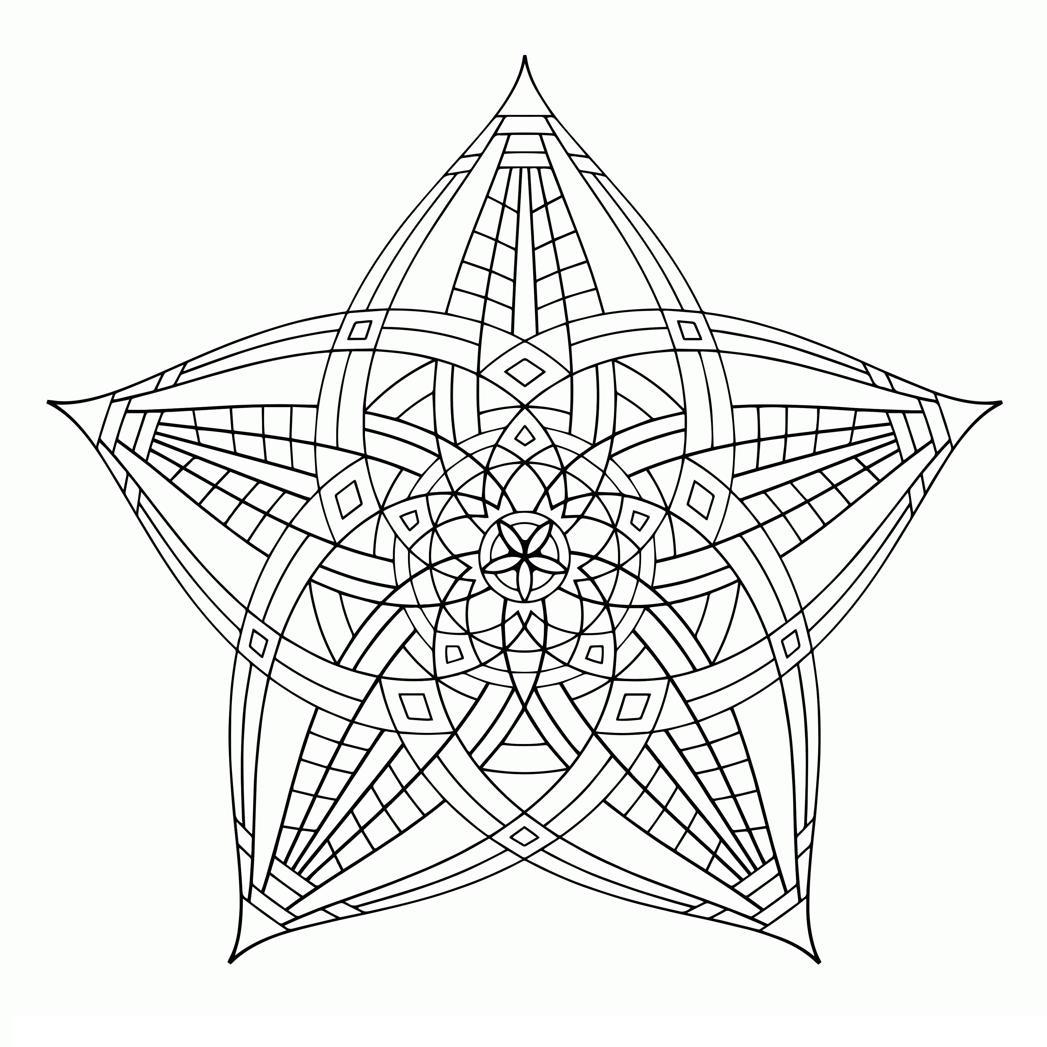 Cool Coloring Pictures Geometric