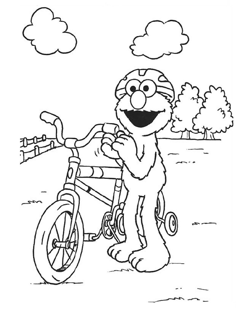Elmo Coloring Pages Free