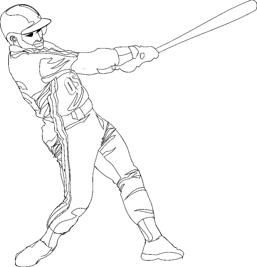 Baseball Coloring Pages Free