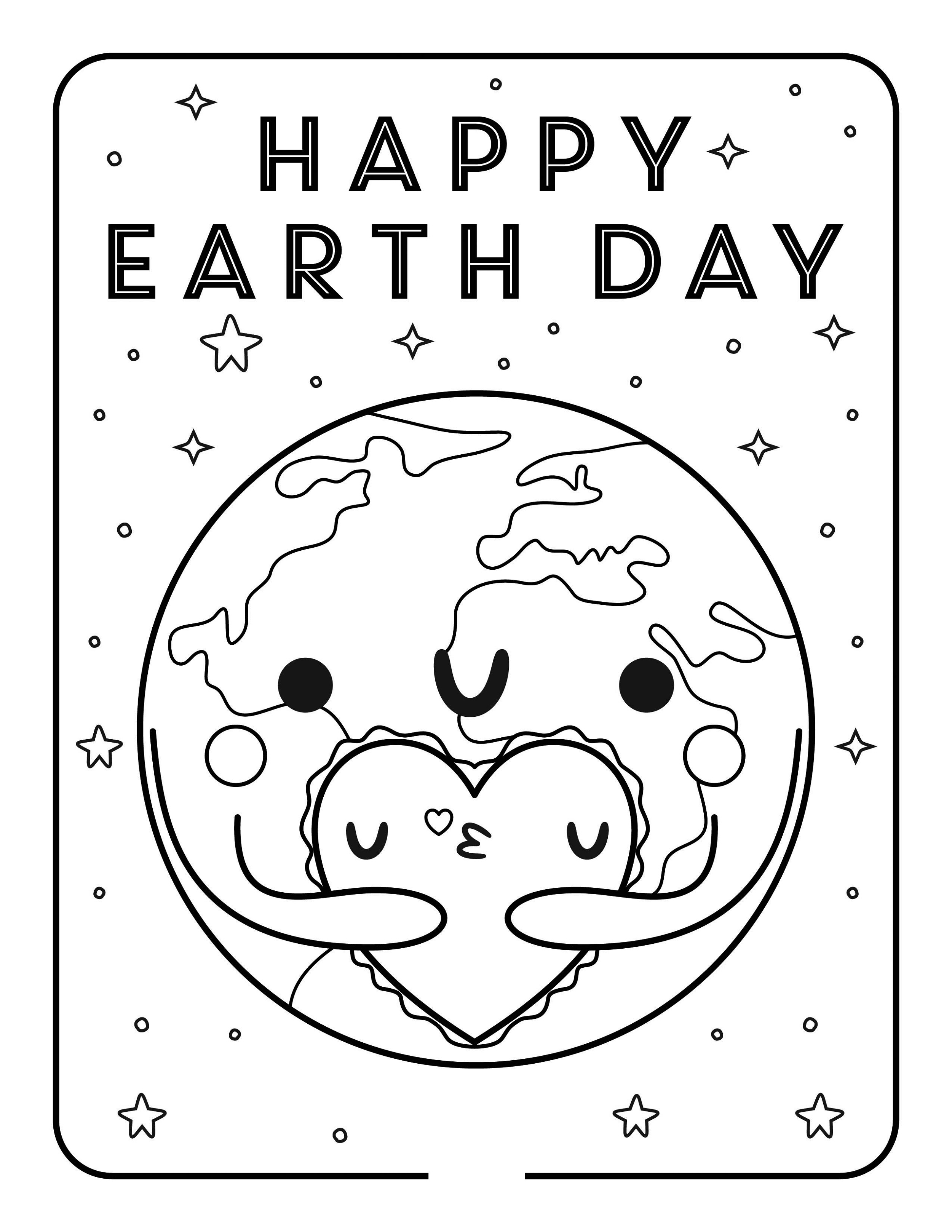 Earth-Day-Coloring-Pages-Cute