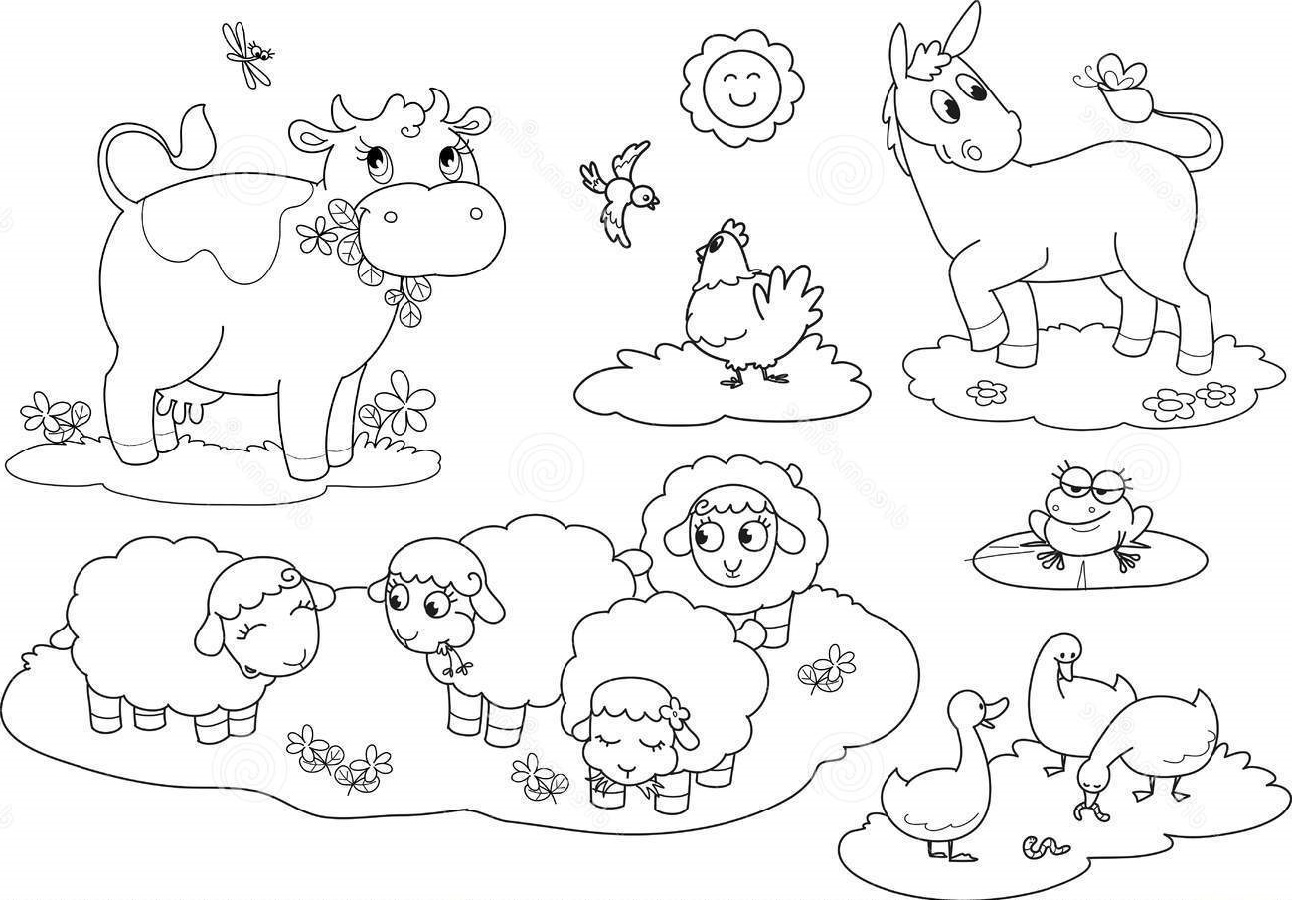 Farm Animal Coloring Pages Free For Students | K5 Worksheets