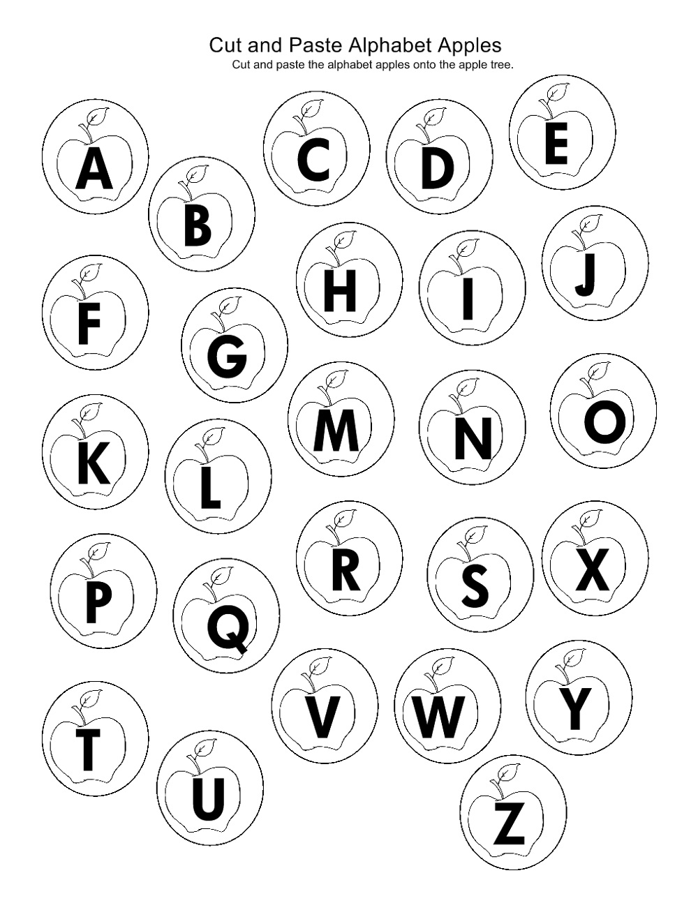 Free Fun Worksheets Alphabet