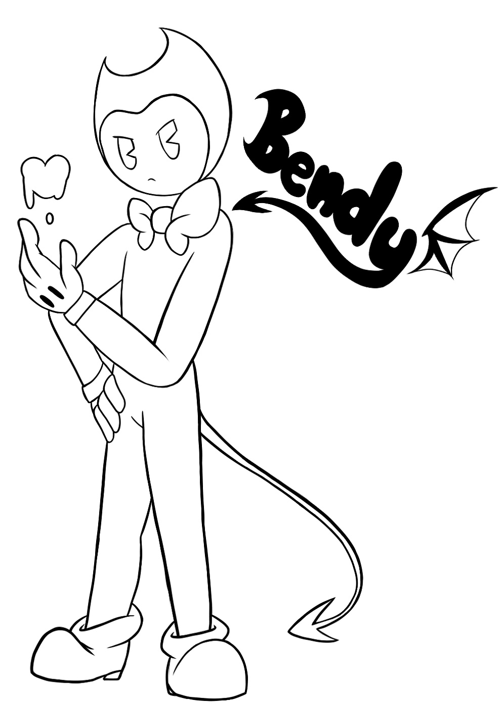 Bendy Coloring Bendy And The Ink Machine