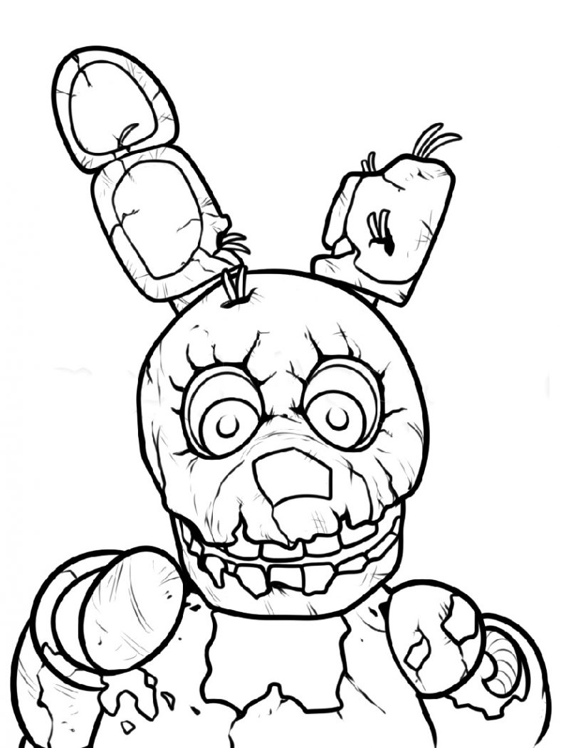 Five Nights At Freddy_s Coloring Pages Fnaf