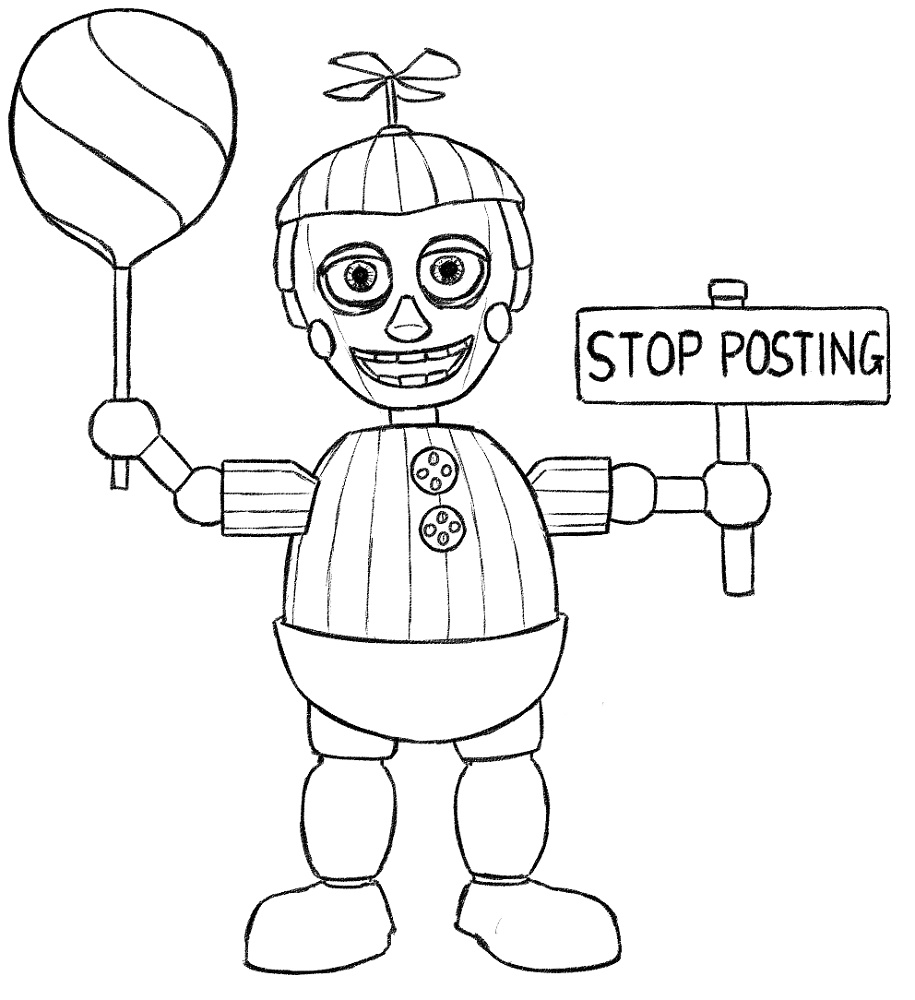 Five Nights At Freddy_s Coloring Pages Printable