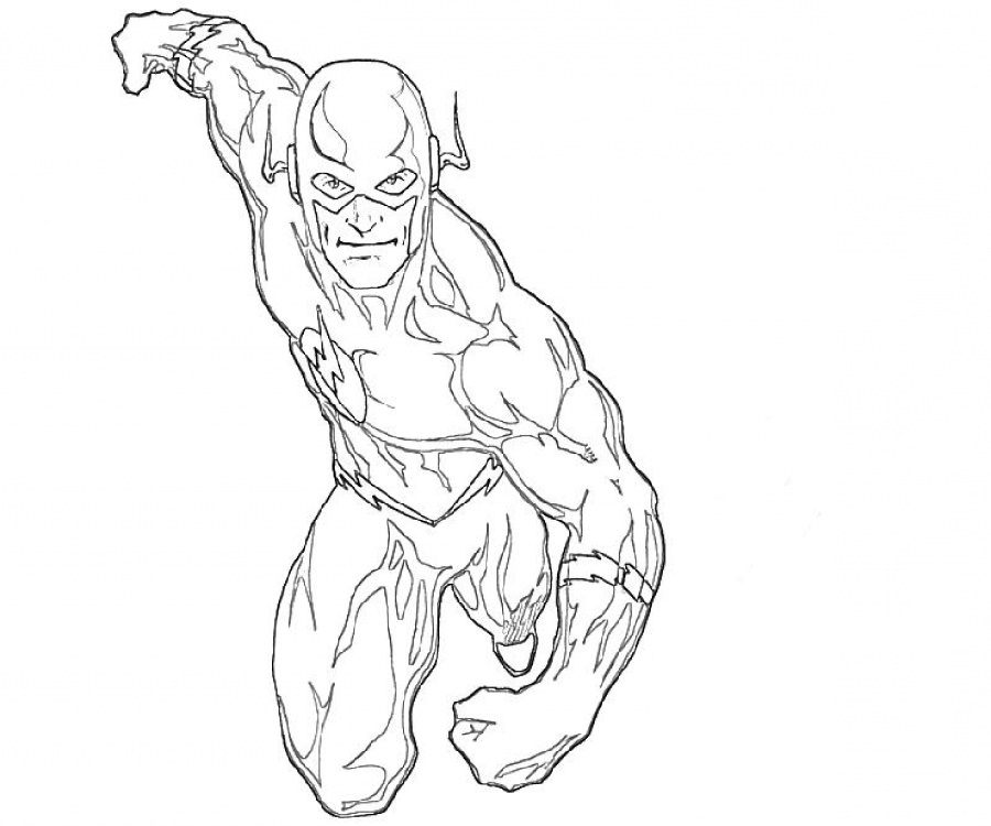 Flash Coloring Pages Free