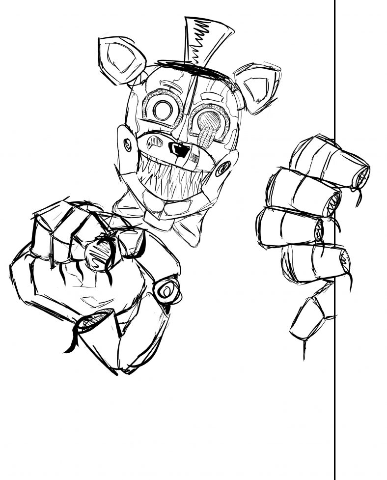 Fnaf Coloring Pages Pictures