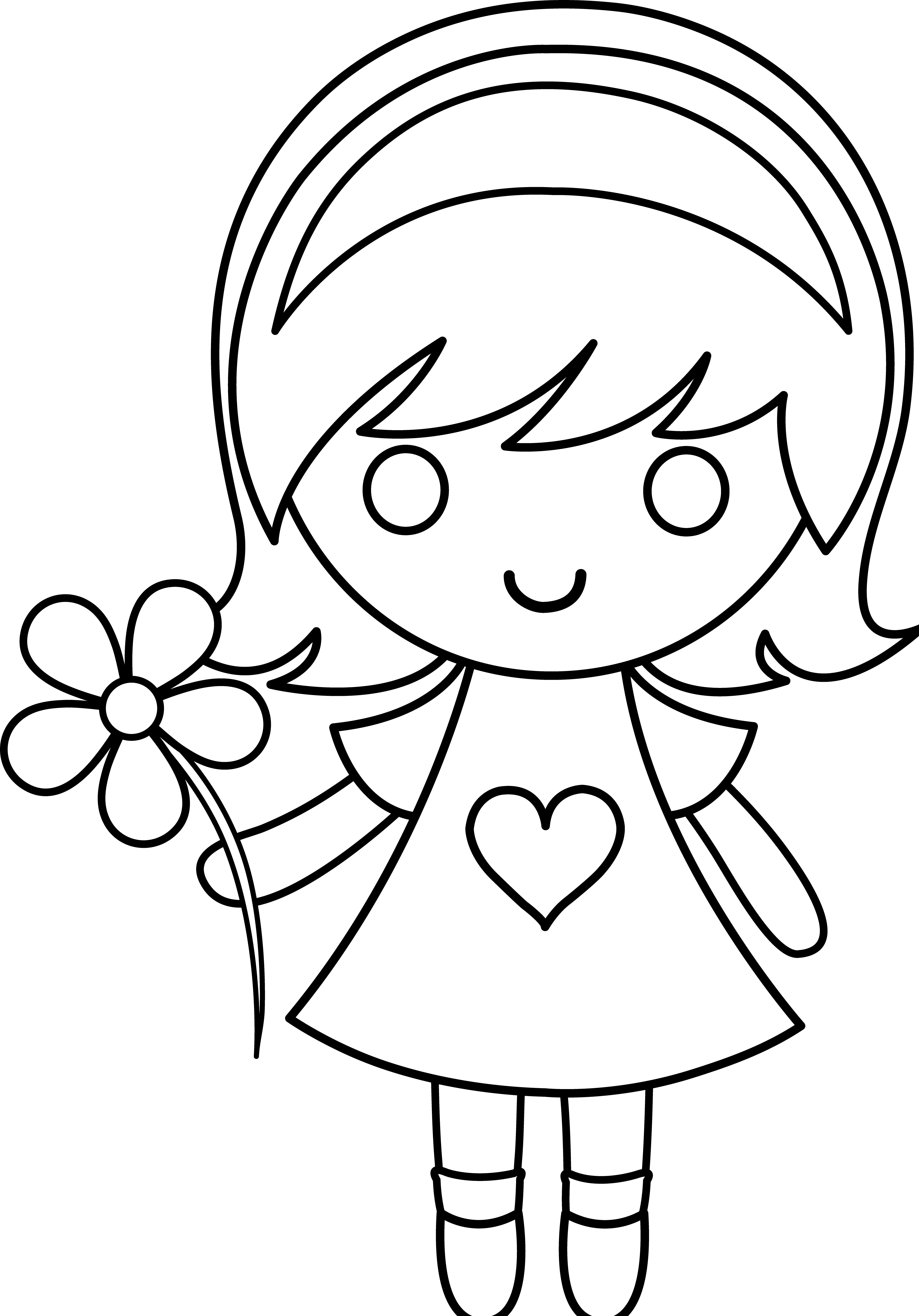 Girls Coloring Kids