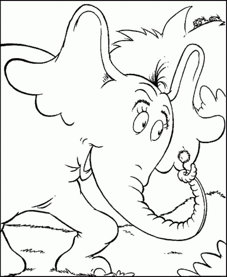 Horton Hears A Who Coloring Page For Kids