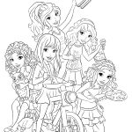 Lego Friends Coloring Pages Girls