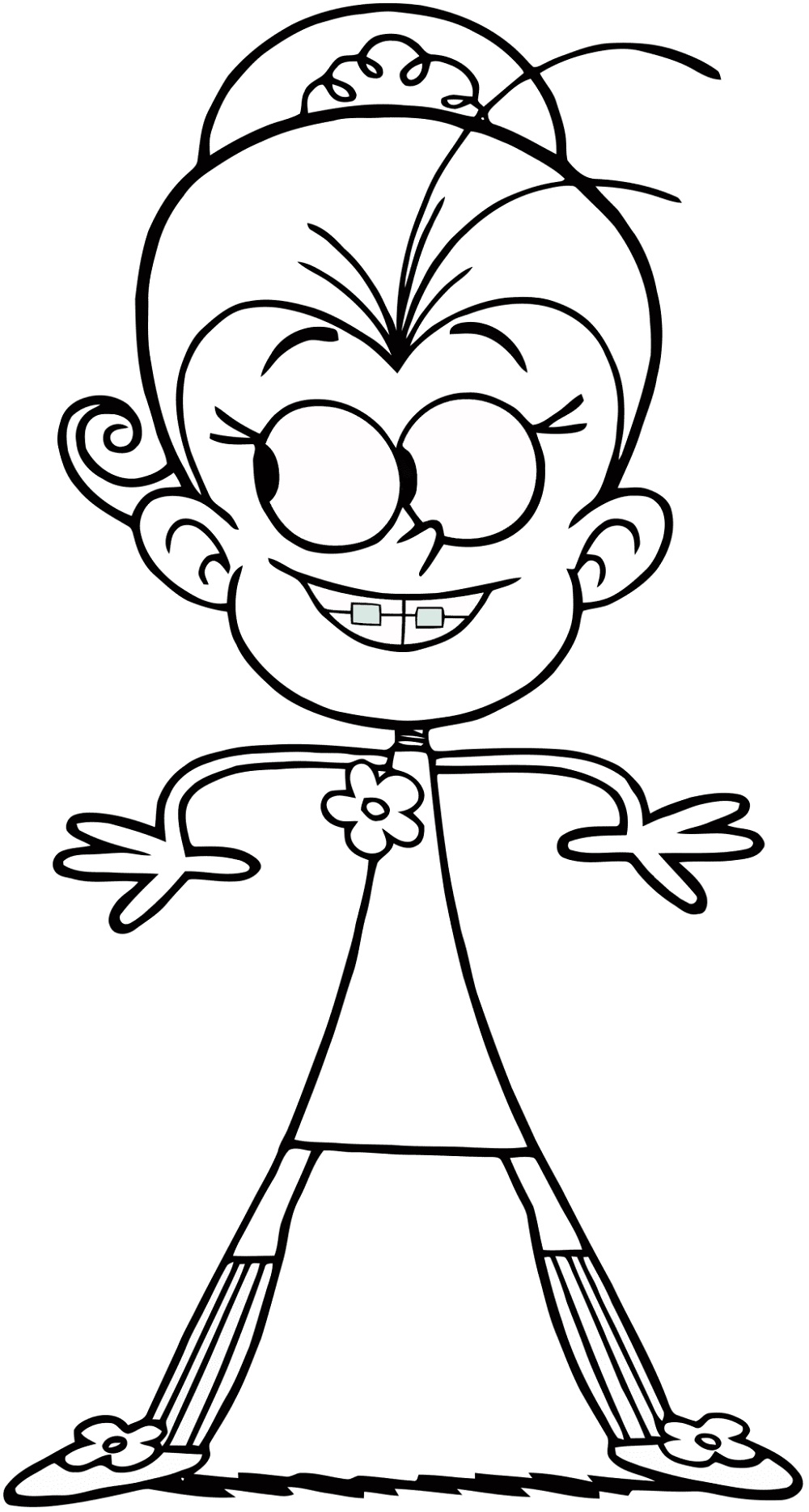 Loud House Coloring Pages Luan