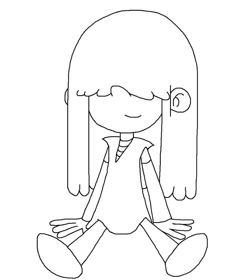 Loud House Coloring Pages Lucy