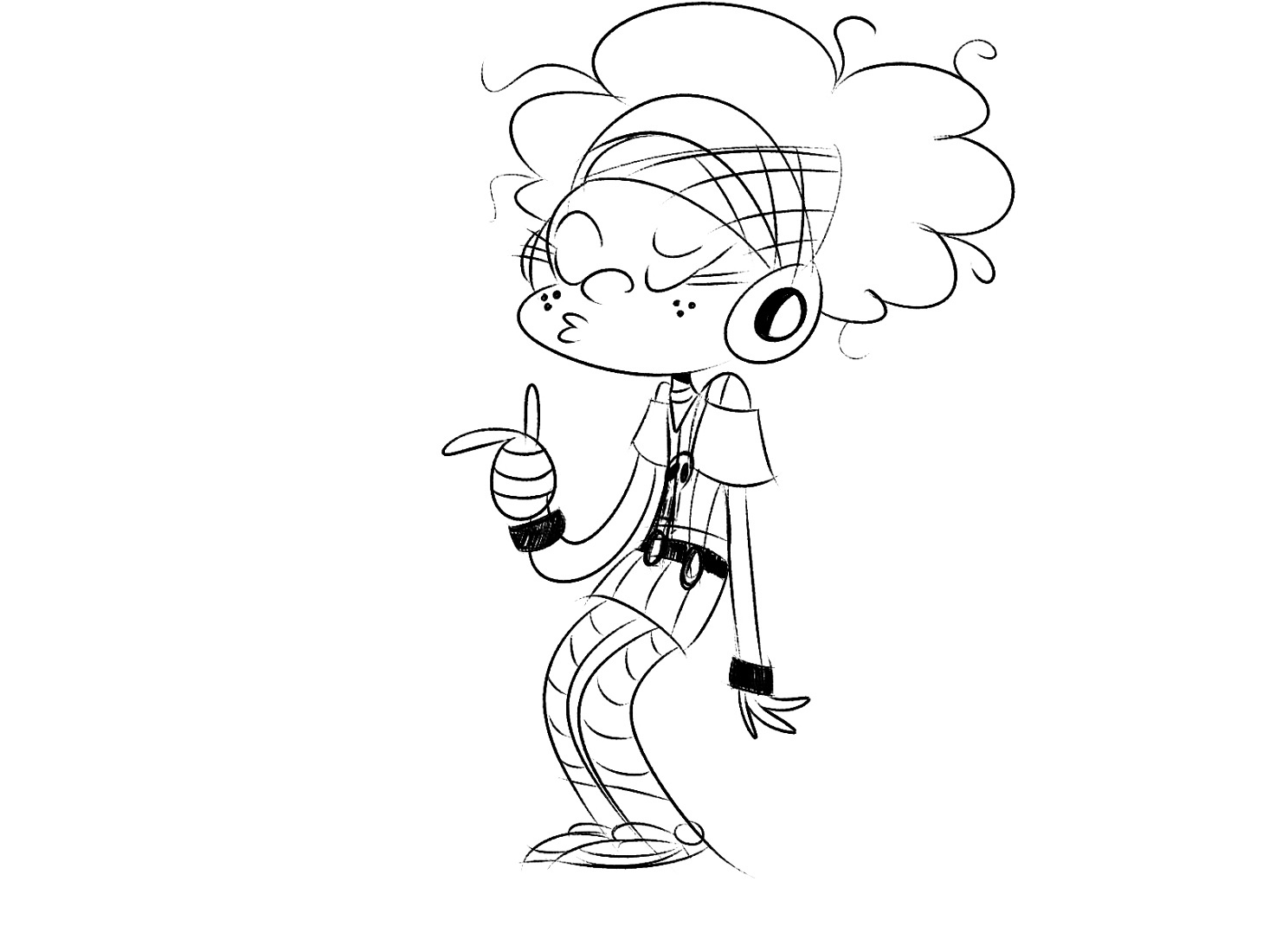 Loud House Coloring Pages Luna