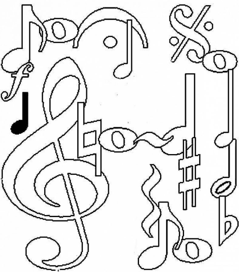 Music Coloring Pages Pictures