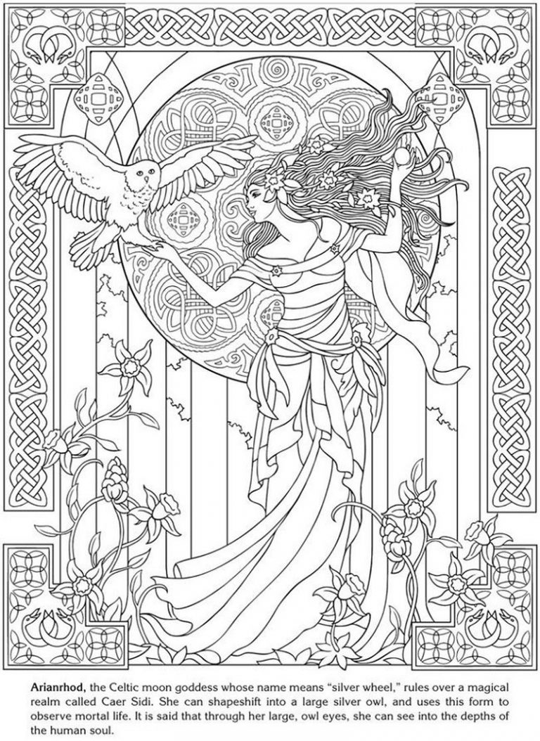 Pagan Coloring Pages Free | K5 Worksheets