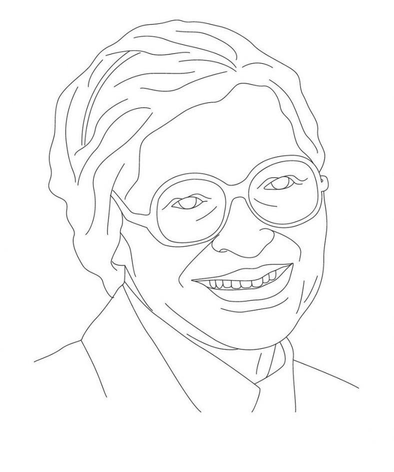 Rosa Parks Coloring Printable Coloring Pages