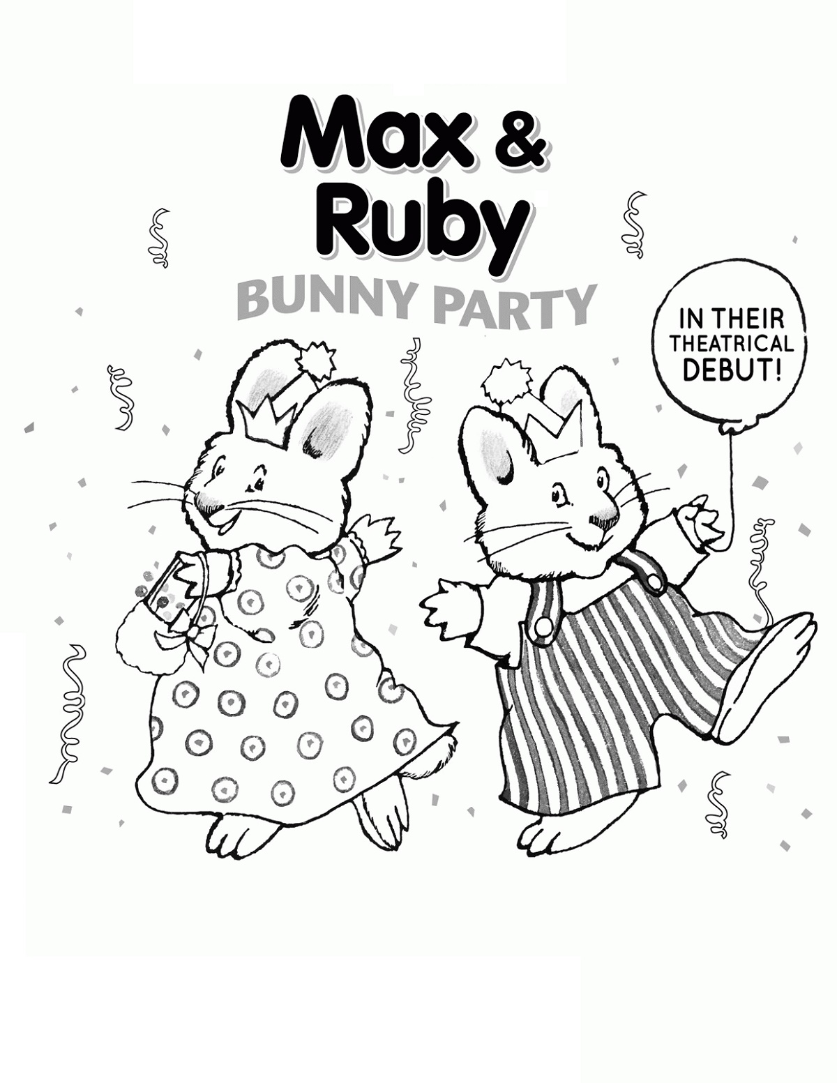 Ruby Bridges Coloring Page From Max And Ruby
