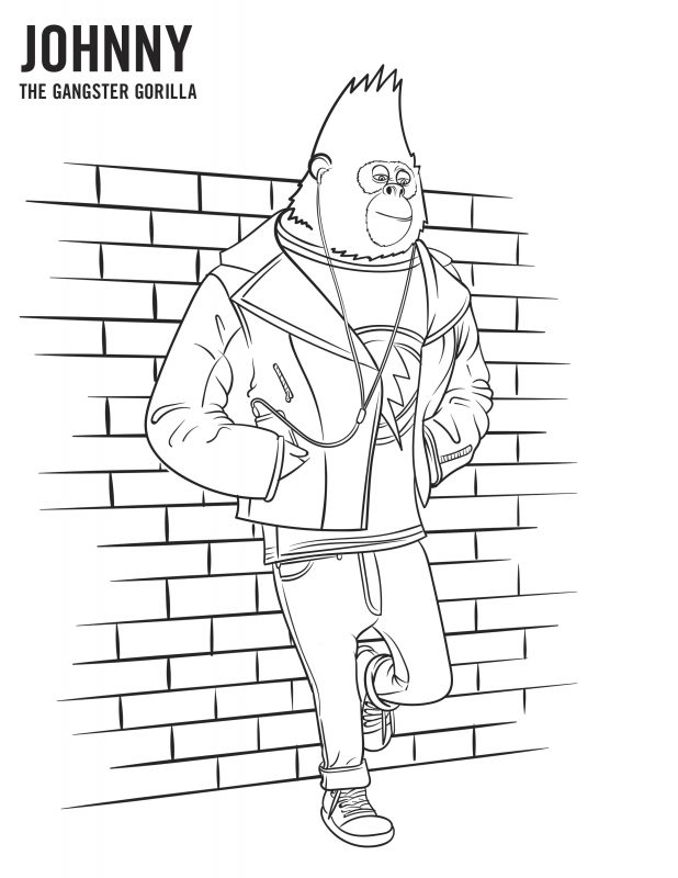 Johnny Sing Coloring Page Coloring Pages