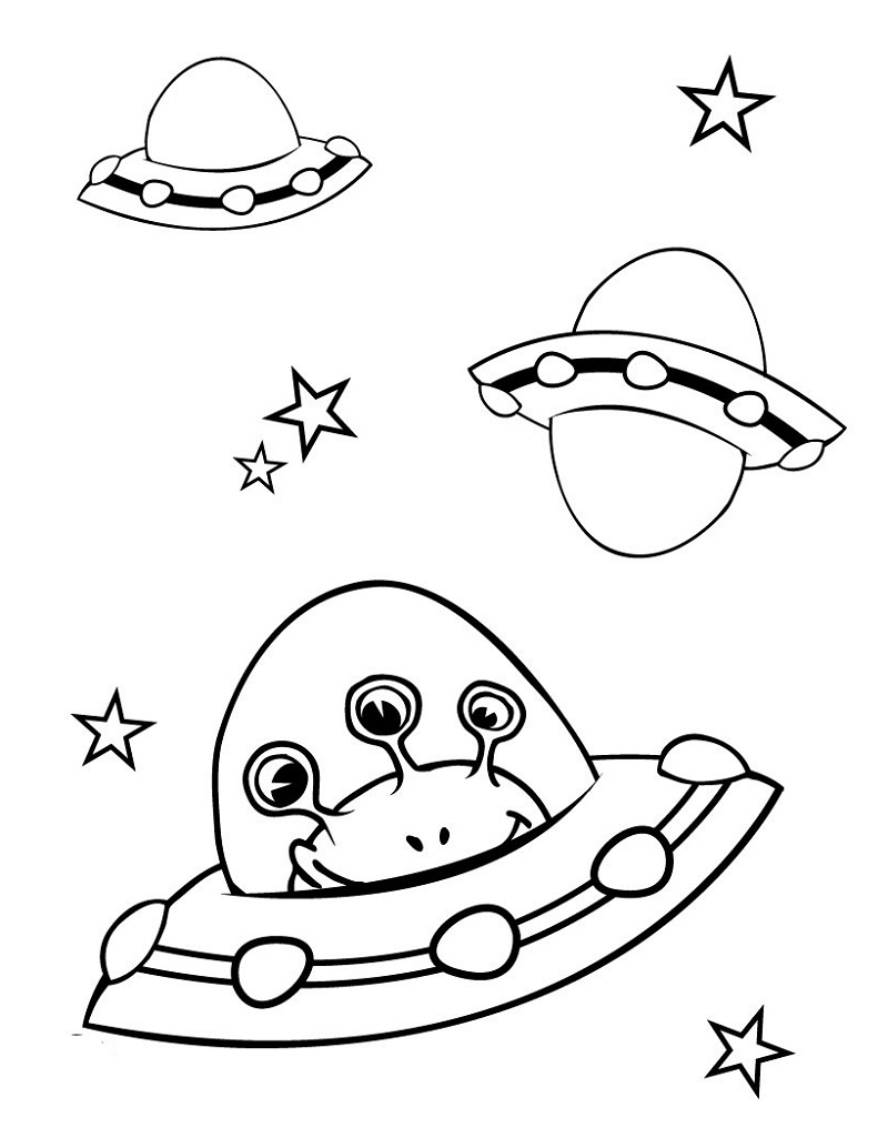 Space Coloring Pages Space Ship