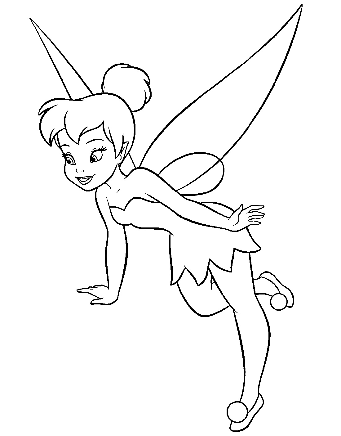 Tinkerbell Coloring Pages Disney