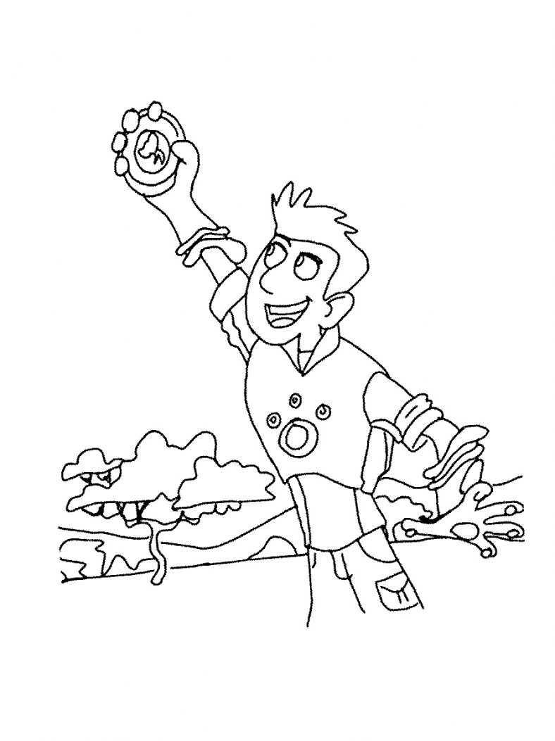 Wild Kratts Coloring Pages Chris Kratt
