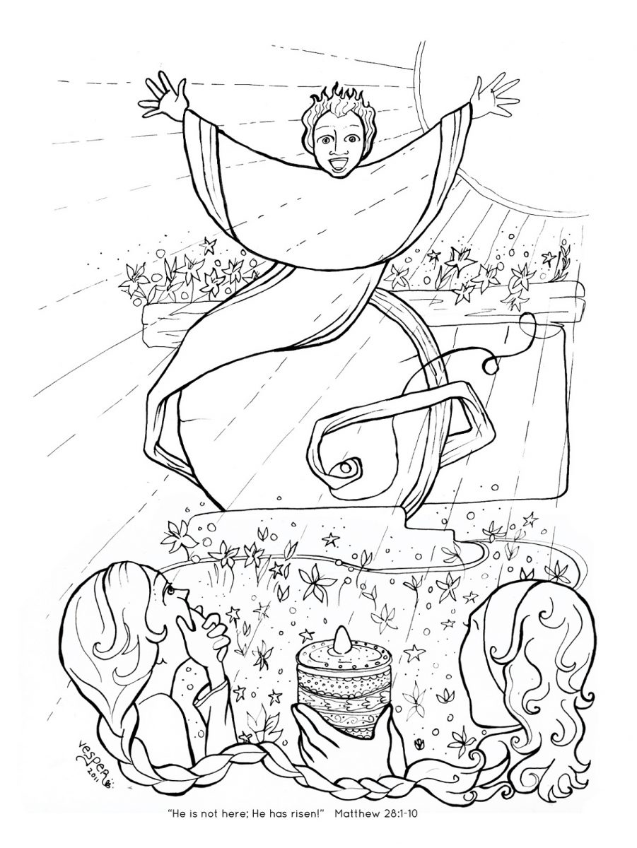 Religious Easter Coloring Pages Free
